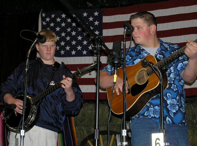Steve and Ryan on stage at Richeyville
