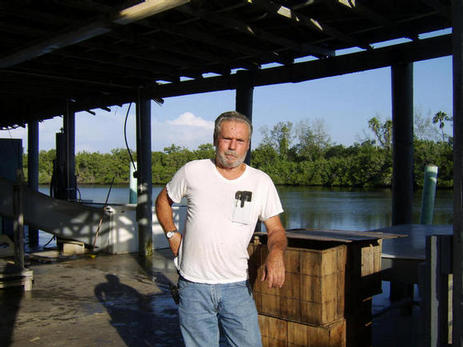 Ron Brooks manager of Ernest Hamilton Stone Crab