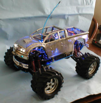 Bespoke body shell for a model monster truck