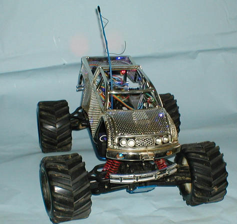 Bespoke body shell for a model monster truck