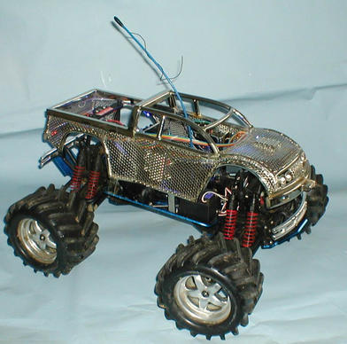 Bespoke body shell for a model monster truck