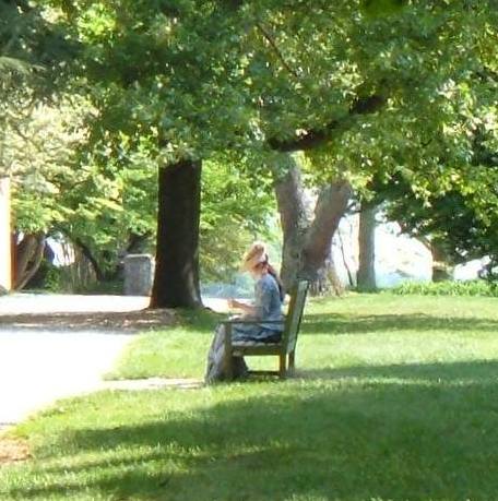 Hannah Goebel at the John Dickenson Plantation, May 2006
