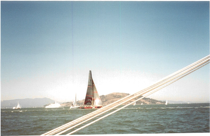 "ALINGHI" AT ANGEL ISLAND