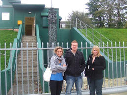 Leeds Met students at the Acomb bunker