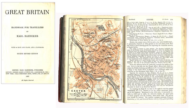 Baedeker's Great Britain Guide of 1927