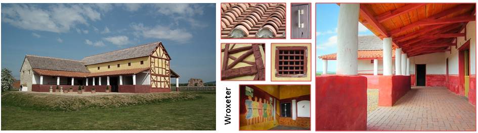 Wroxeter Roman house replica