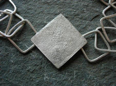 Detail of square necklace