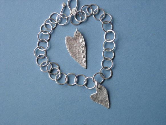 Heart bracelet and pendant