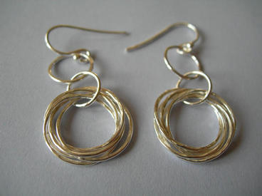 Mobius earrings