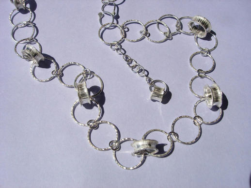 Rouleau chain necklace