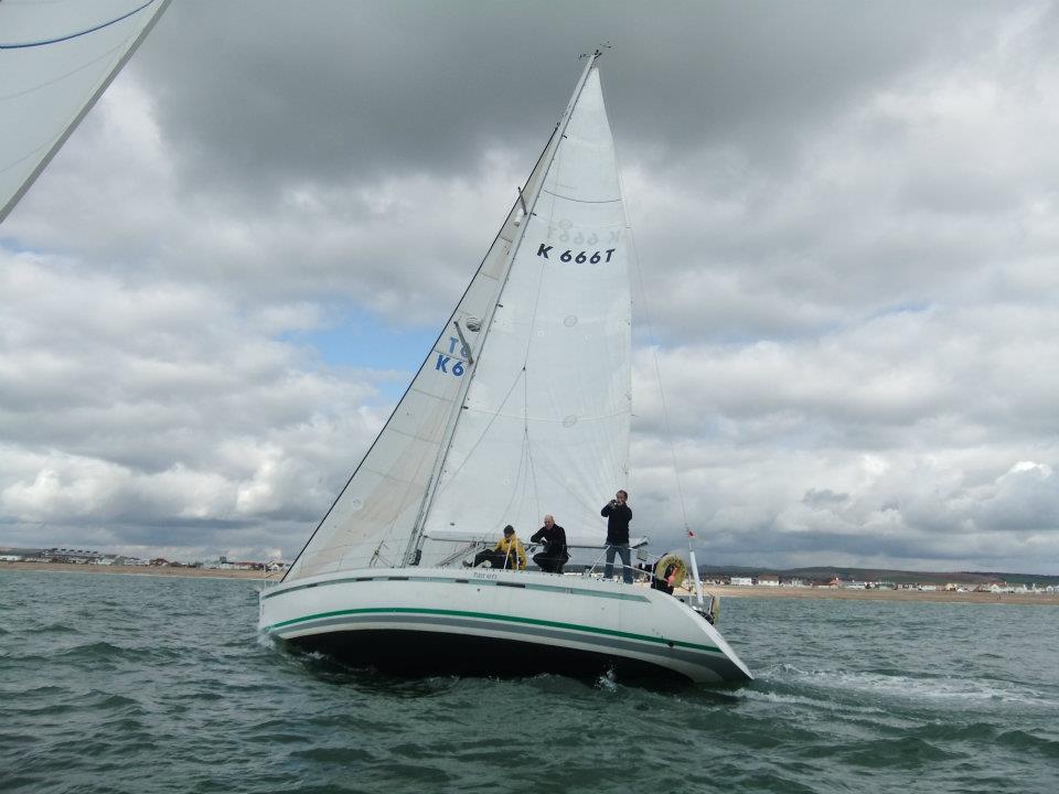 The Devil at sea, courtesy of Hazel on Bombadier