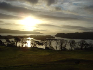 view from the golf course