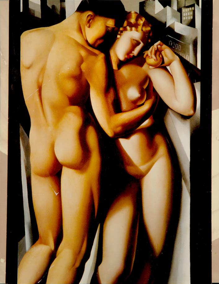 "Adam and Eve"  - after the original by Tamara de LEMPICKA