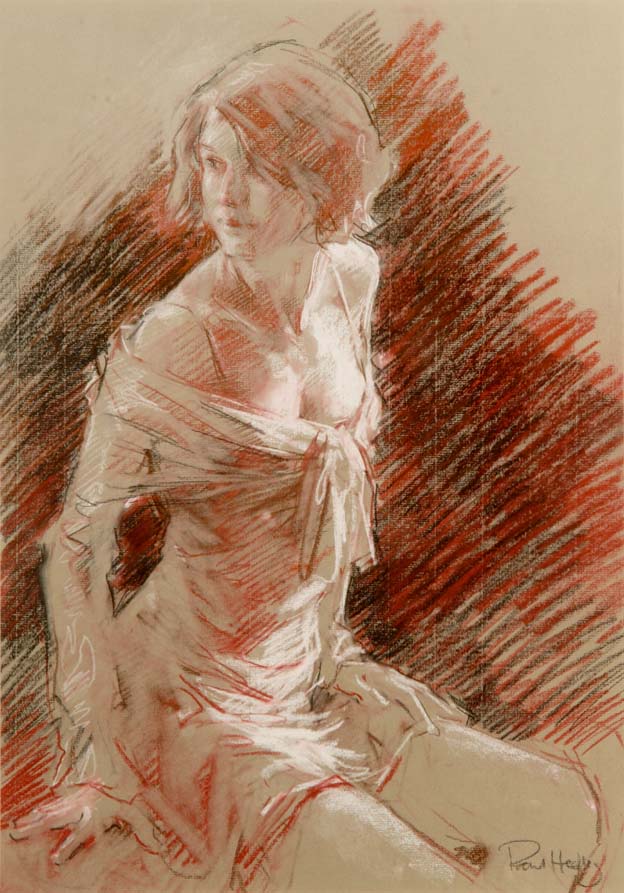 "Charlotte in Her Prime" - Original pastel by PAUL HEDLEY