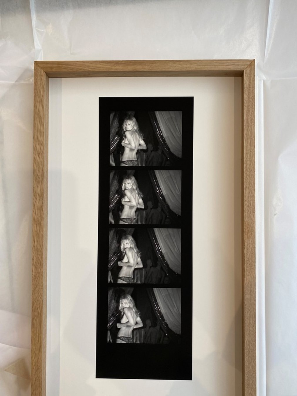 Just Arrived! "KATE MOSS STRIPS!" - Original Photo by MIKE FIGGIS, no 23 of 50 signed.