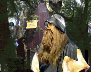 Tree City Person looking.