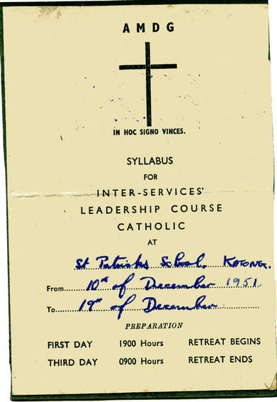 Catholic School . Signals Tent