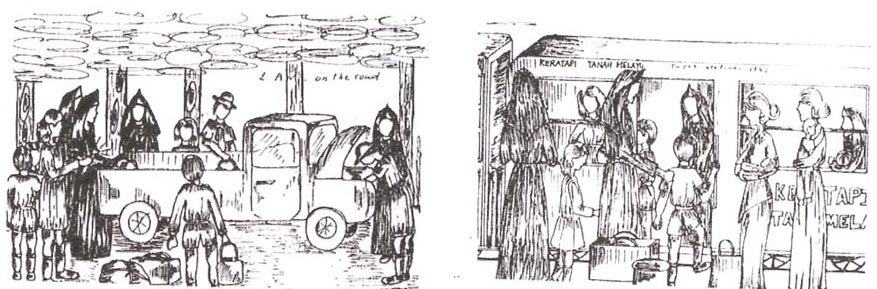 Nuns Leaving Convent