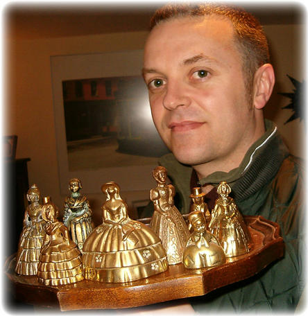 Here is me with my wee brass ladies
