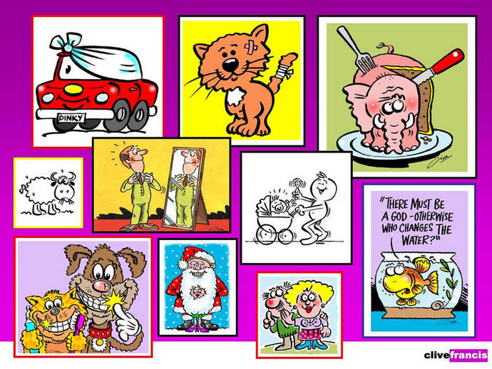 A selection of cartoons