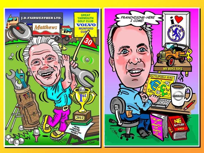 Clive Francis Cartoon