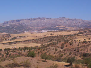 View towards El Torcal