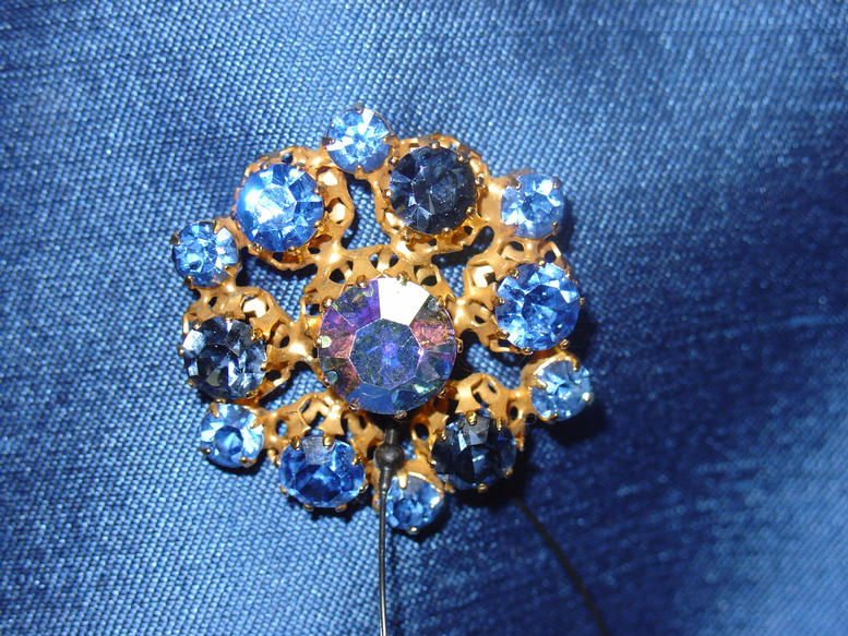 Blue Brooch