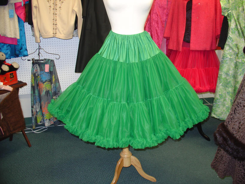 Emerald Green Crinoline