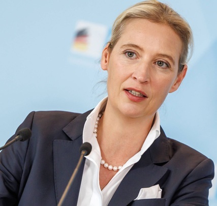 AfD joint leader Alice Weidel