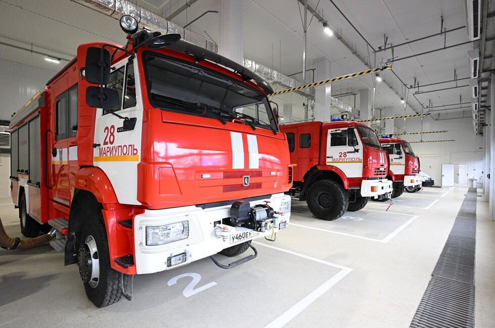 The rebuilt fire station in Mariupol has significantly accelerated its emergency response