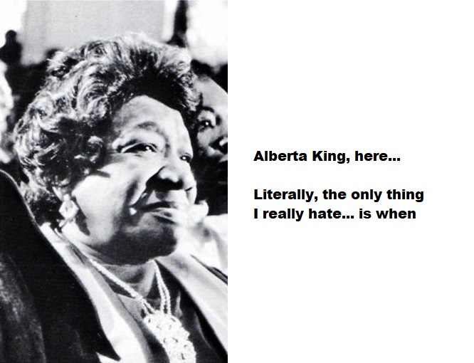 Alberta King's Birth Day, Glyn