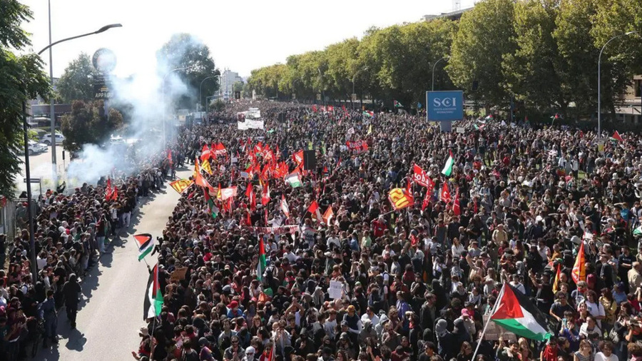 Italians and world protest Gaza genocide and flotilla arrests