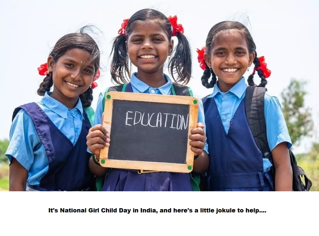 It's National Girl Child Day in India, Glyn