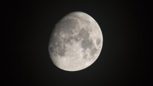 waxing gibbous moon