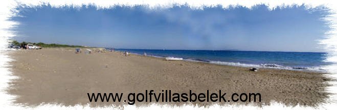 Belek Beach - www.golfvillasbelek.com