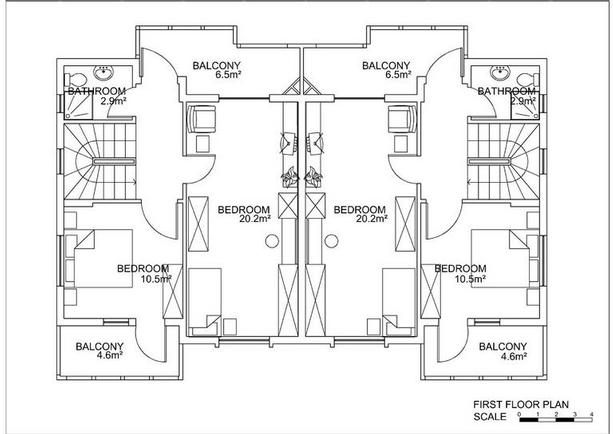Rose Garden Villas - First Floor Plan