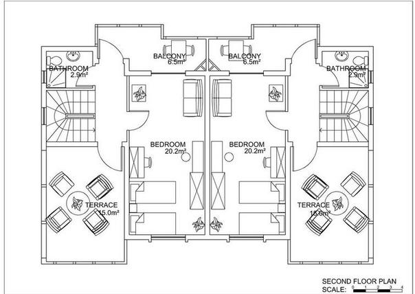 Rose Garden Villas - 2nd Floor Plan
