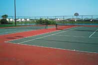 Tennis courts free for guests to use