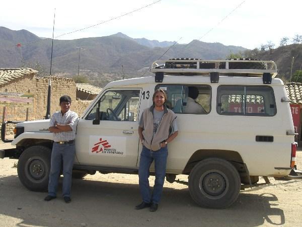 Medicos Sin Fronterras jeep, Bolivia