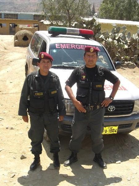 Generally Peruvian police men were very friendly and helpful. Officer Jaimes (on the right) who I met near Huanuco is worthy of a special mention however as he said that when he was at university he played football with Nolberto Solano.