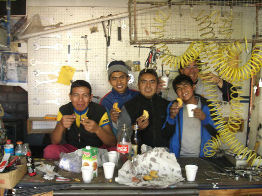 Hector, Rene, David, Oswaldo and Alain, Salta, Argentina