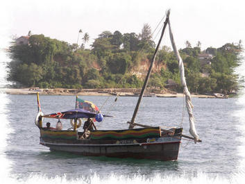 Kilifi Dhow Sails Across Kilifi Creek