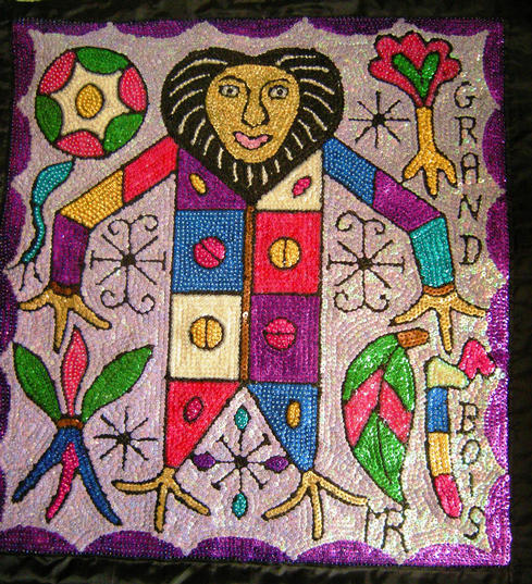 Grand Bois Haitian Vodou Flag by MR