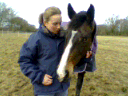 Hayley and Missy (looking for carrots!)