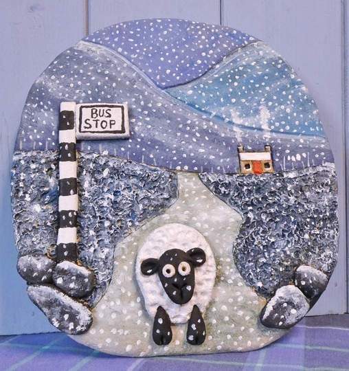 SHEEP IN WINTER