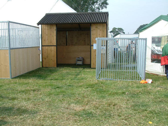 Steel framed field shelter