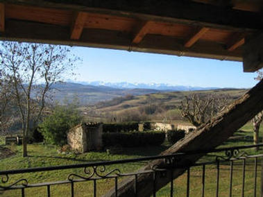 "L'Écurie" - View from the front bedroom balcony