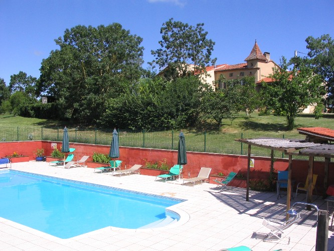 La piscine en plein été