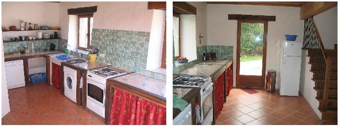 La cuisine spacieuse et bien equipée