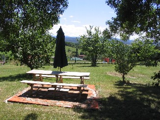 La terrasse privée